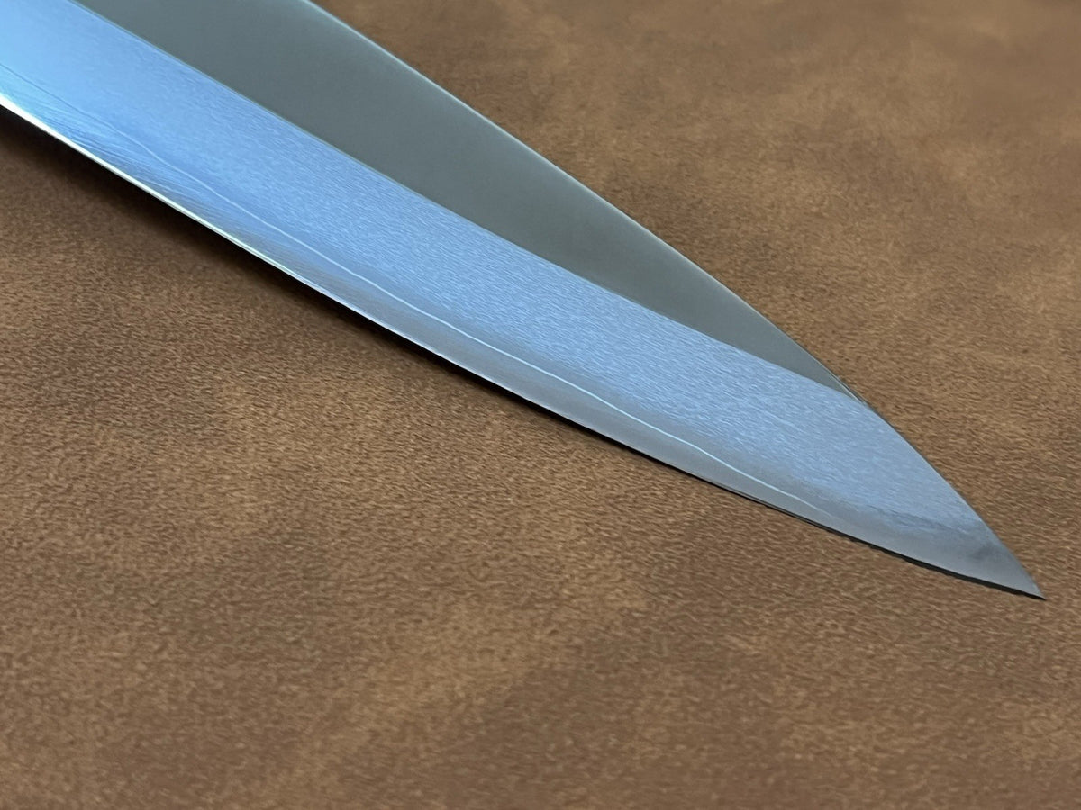 10.5" Yanagiba 270mm Sashimi Knife 10Cr15 Clad Steel Right Handed Ebony Urasuki