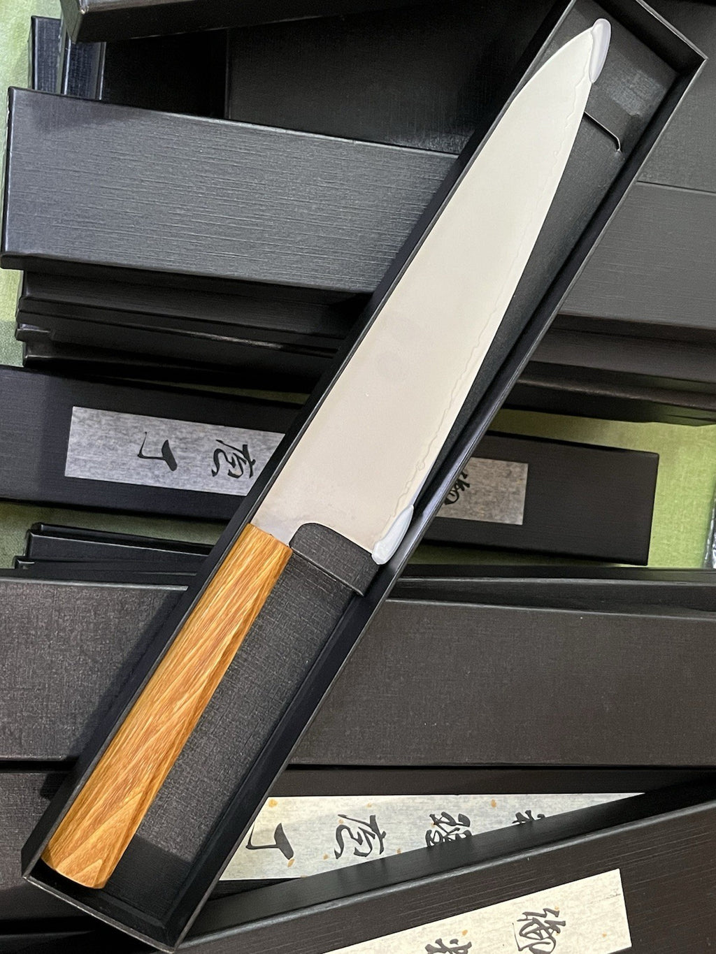 NAGIBA 240mm 9.4” Gyuto Chef Knife N690 Cobalt HRC60 Octagonal Wa Wood Handle
