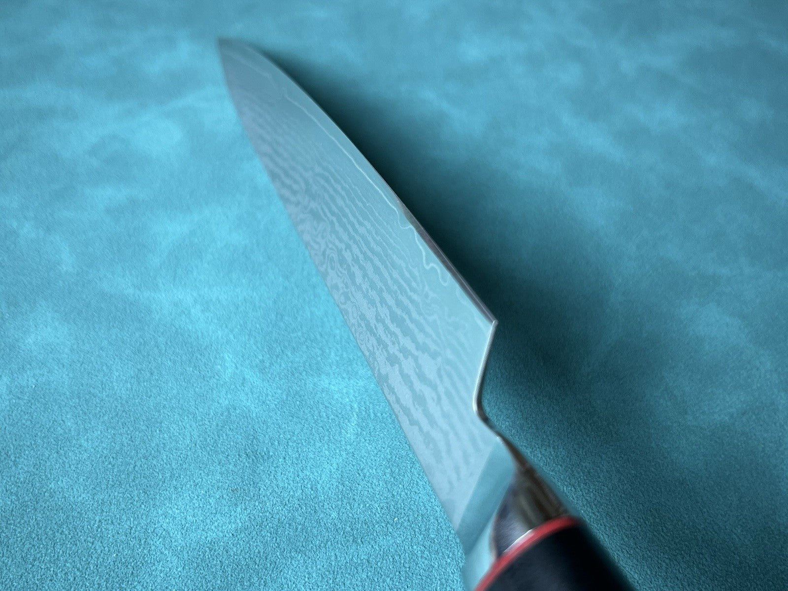 5" 130mm S35VN Powder Steel Core Damascus Petty Knife G10 Handle + Certificate