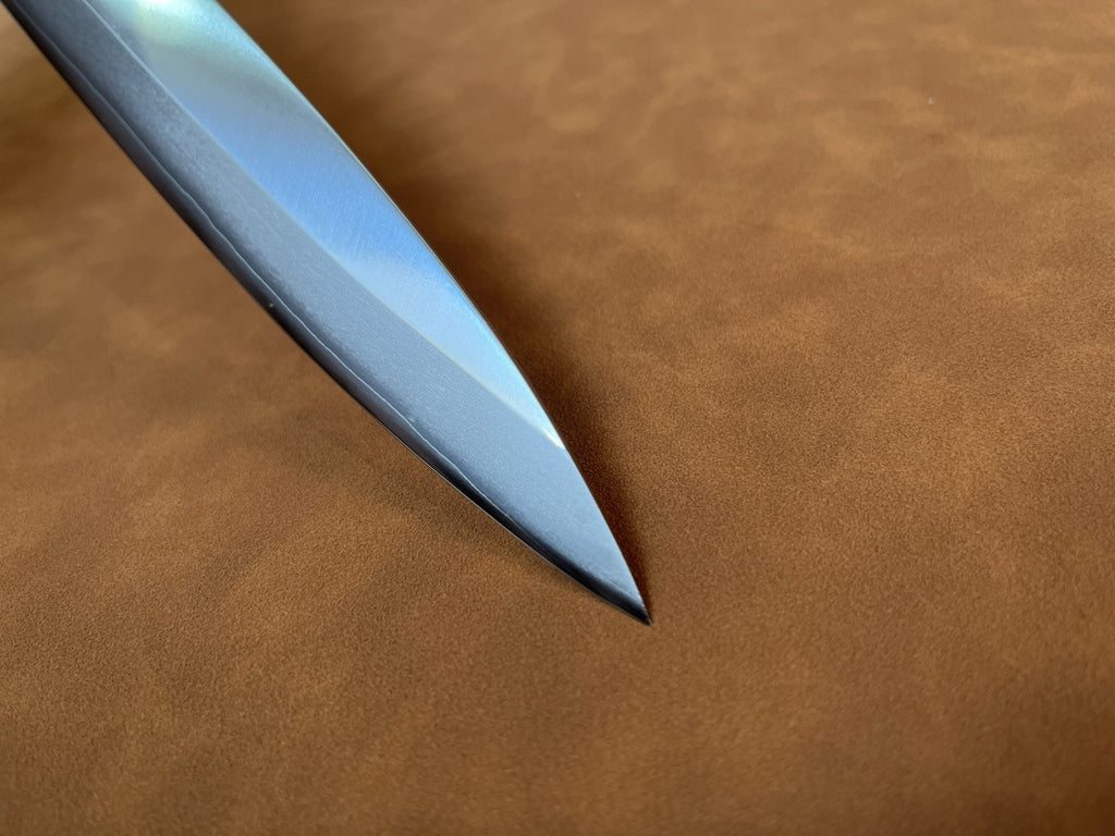 10.5" Yanagiba 270mm Sashimi Knife 10Cr15 Clad Steel Right Handed Ebony Urasuki