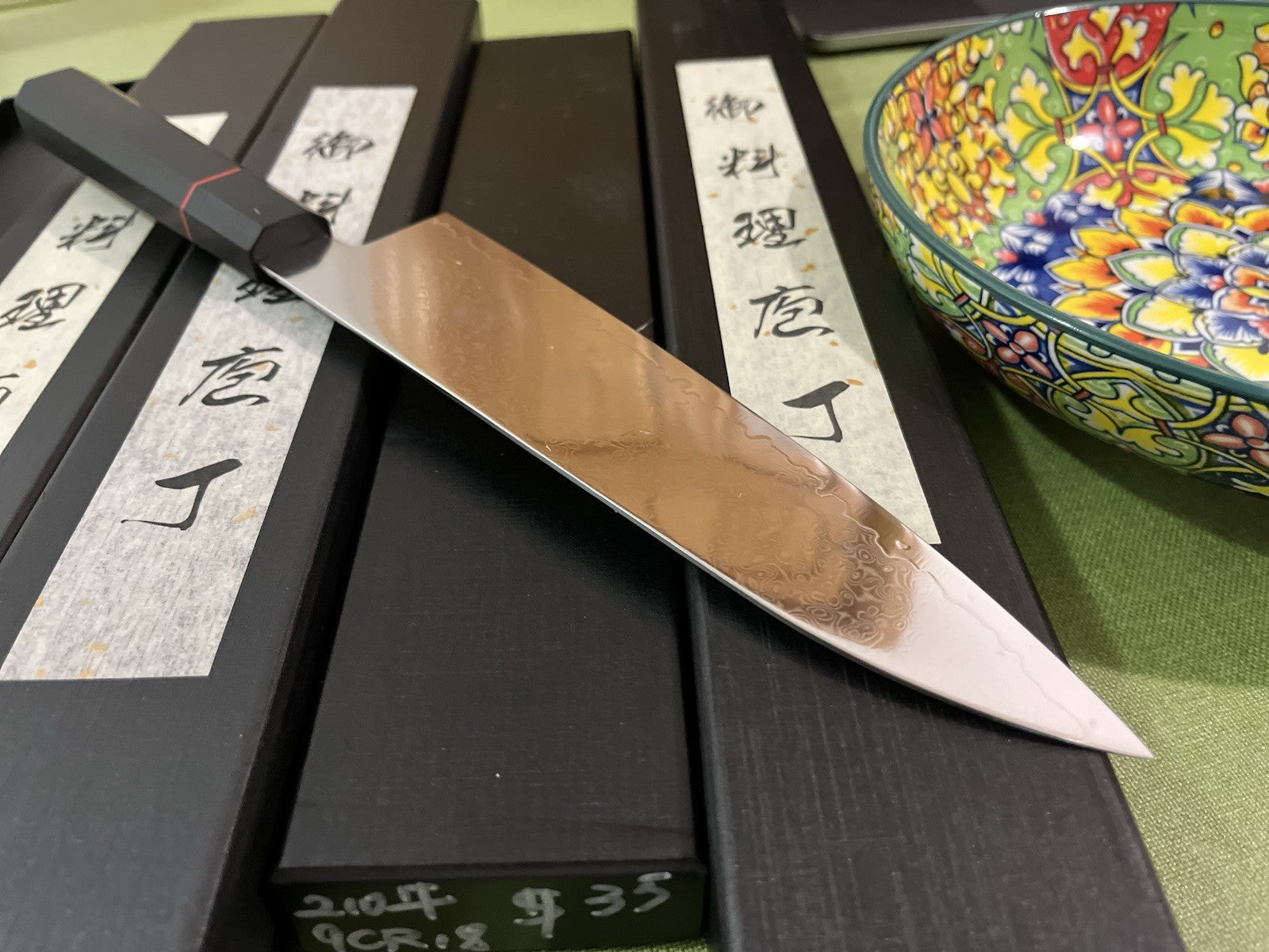 Japanese Style Gyuto Chef Knife 8" 210mm 9Cr18MoV Mirror Octagonal G10 Handle