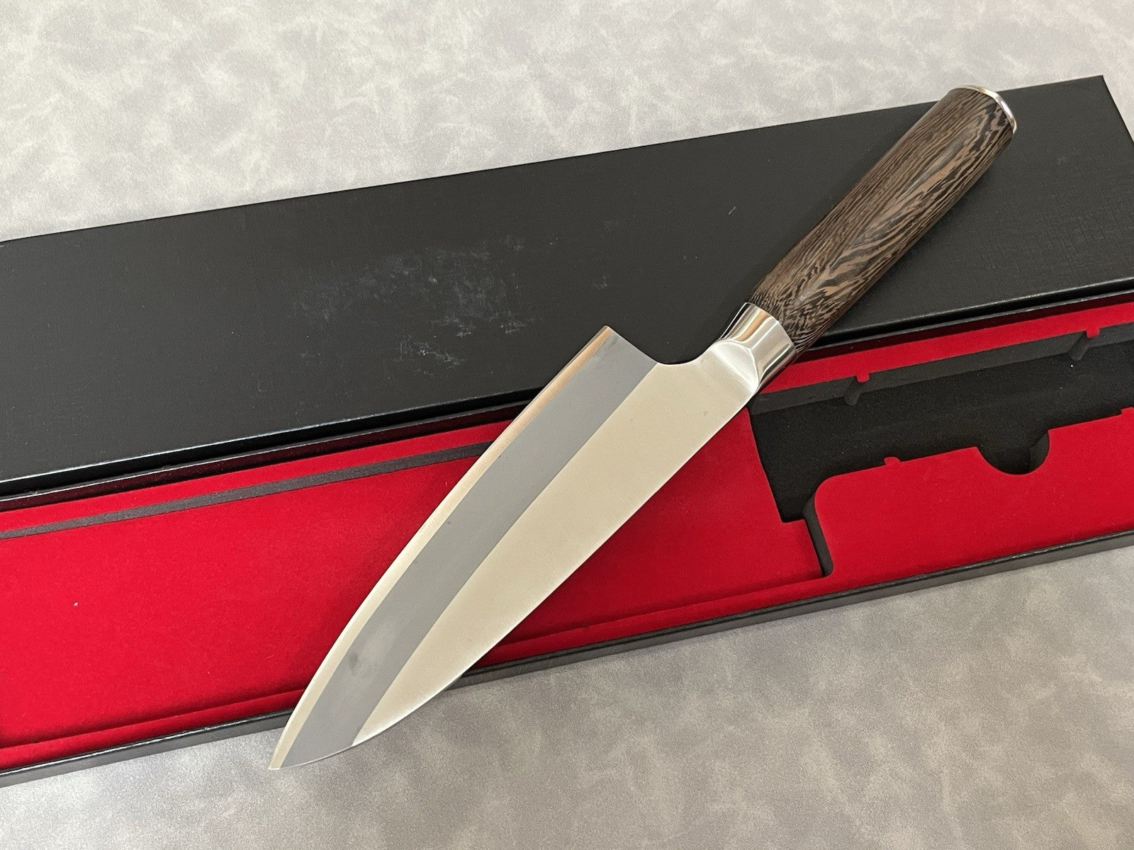 NAGIBA Deba Knife 6.5" 165mm 7Cr17 Steel Wenge Wood Handle Japanese Style